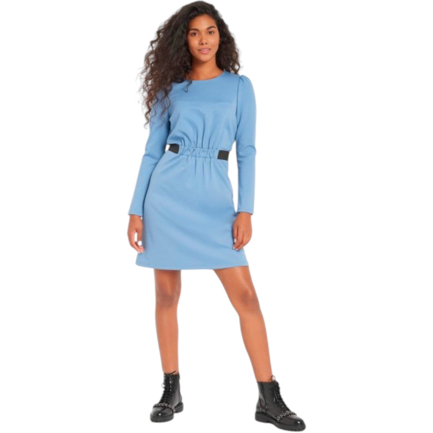 ORSAY világoskék ráncolt mini ruha