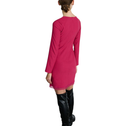 RESERVED pink csipkés mini ruha