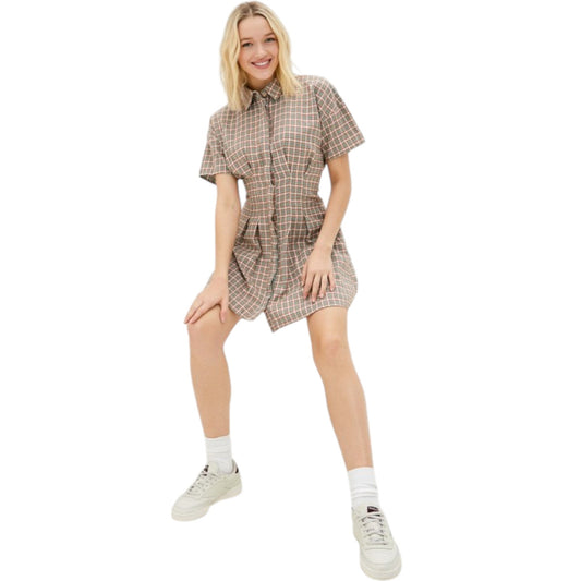 MISSGUIDED kockás ingruha
