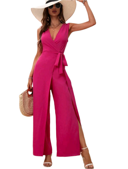 SHE pink ujjatlan elegáns overál