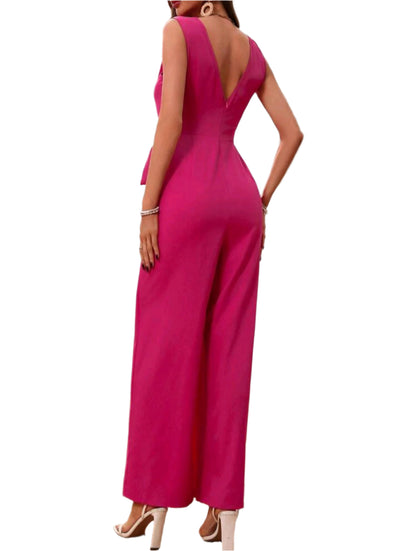 SHE pink ujjatlan elegáns overál