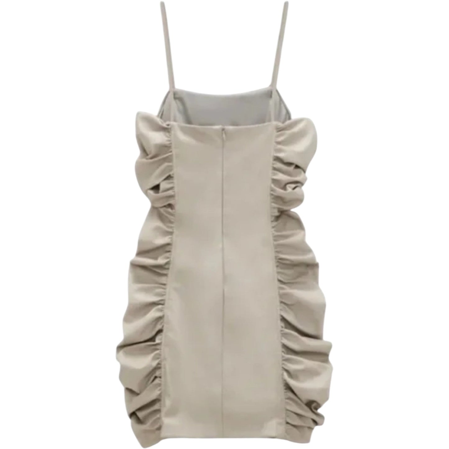 ZARA drapp ráncolt mini ruha