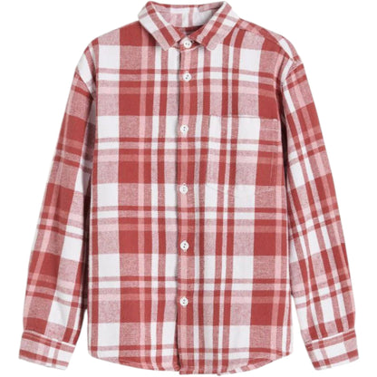 RESERVED piros kockás flanel ing