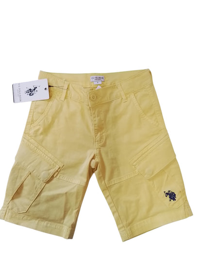 U.S. POLO ASSN sárga cargo rövidnadrág