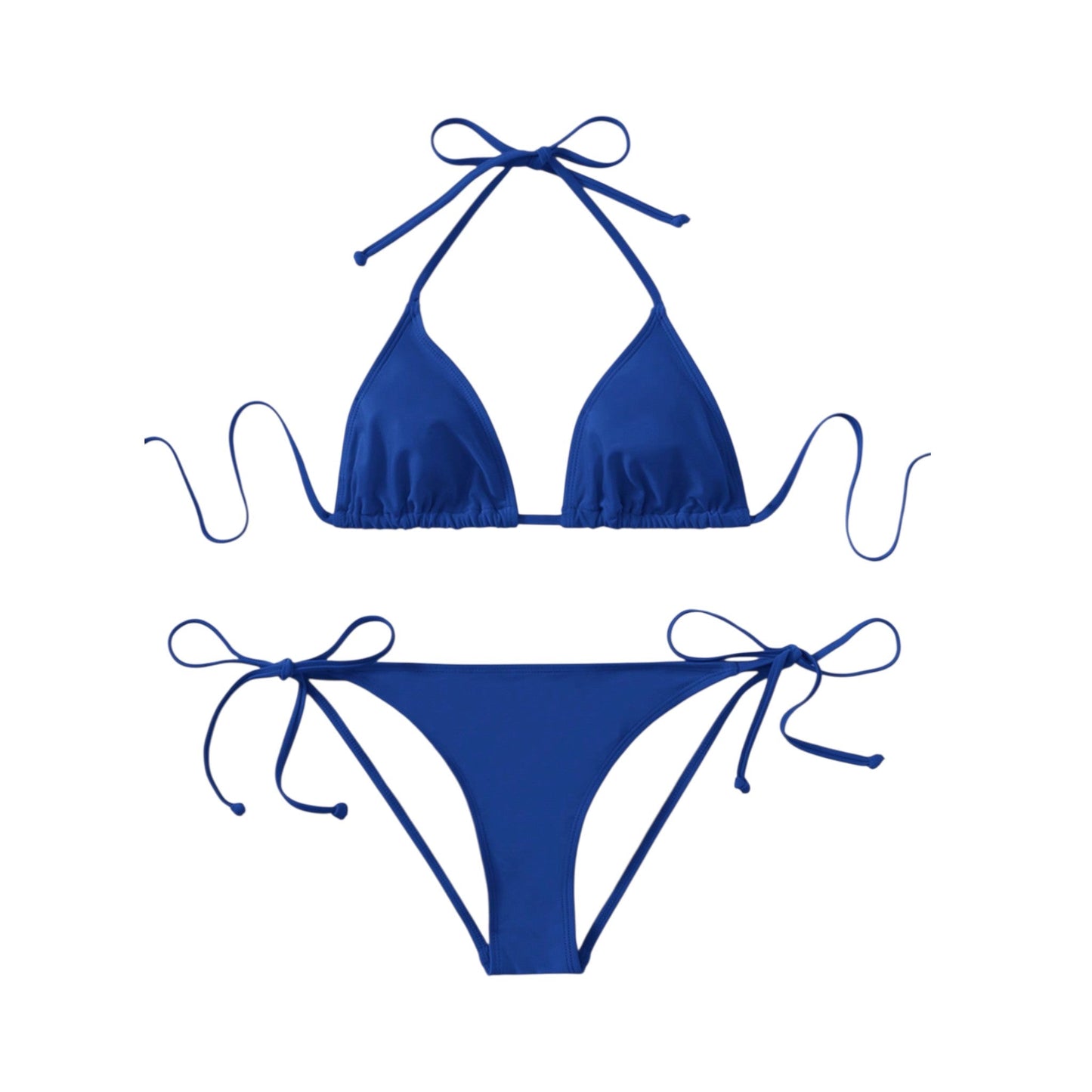 SHE királykék megkötős bikini