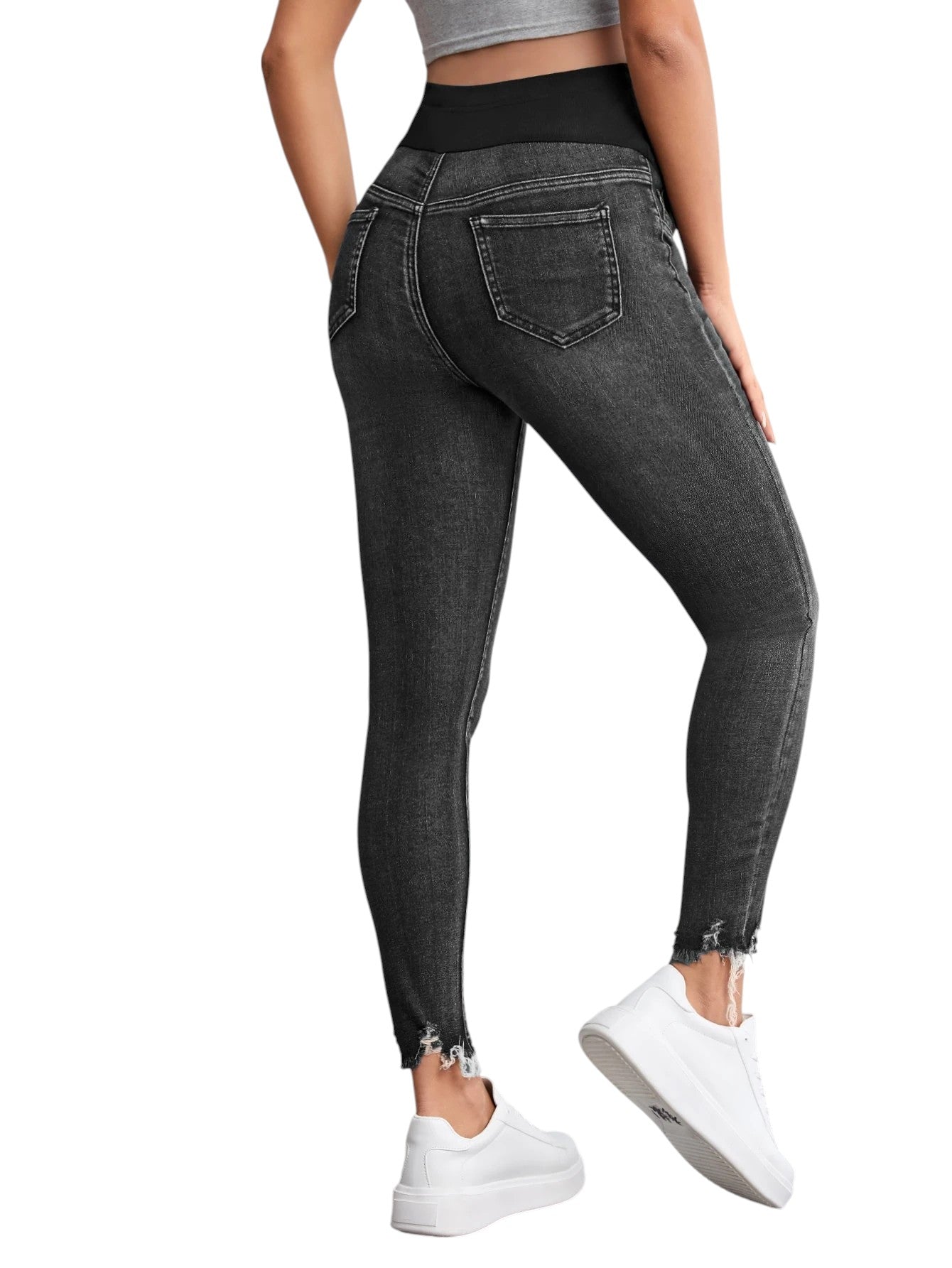 SHE fekete terhes skinny farmer