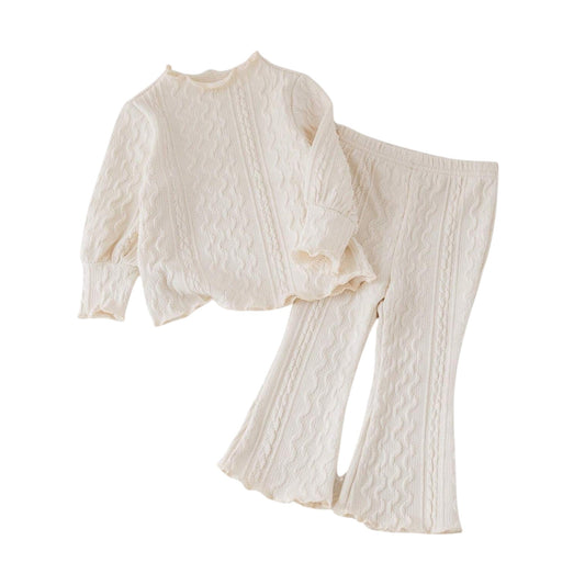 SHE bézs kötött szett