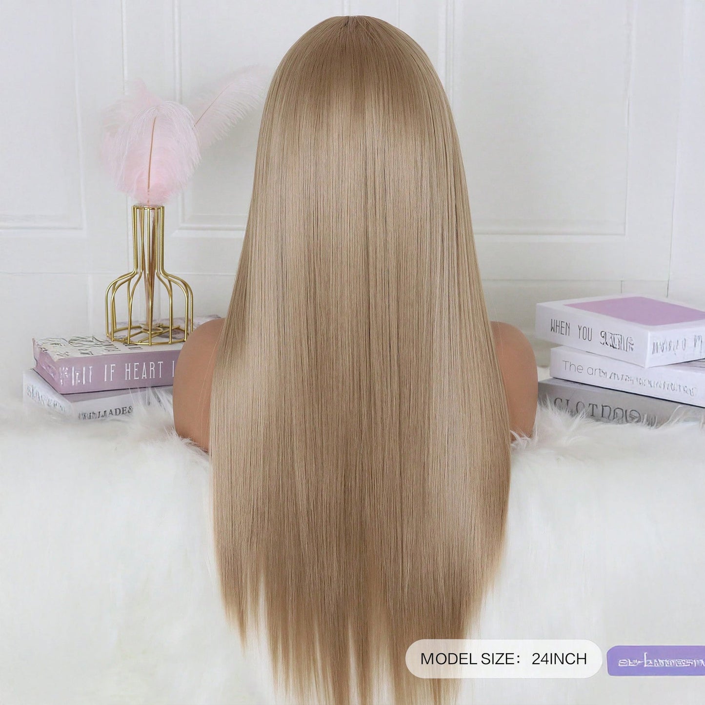 SHE szőke hosszú egyenes paróka