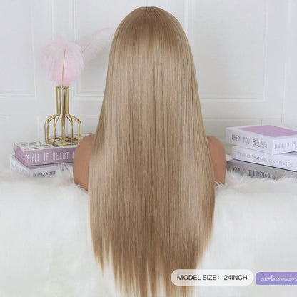 SHE szőke hosszú egyenes paróka