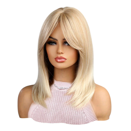 SHE szőke frufrus paróka