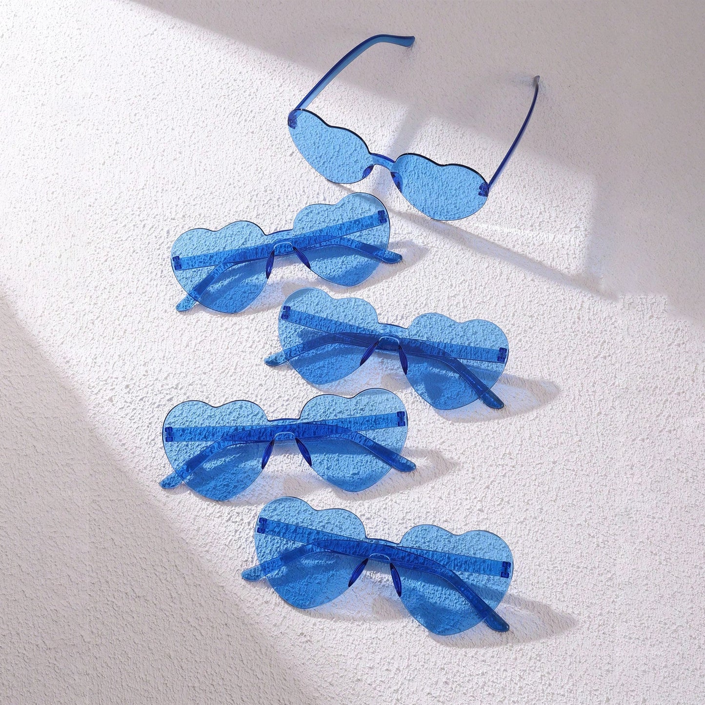 SHE kék szív alakú napszemüveg