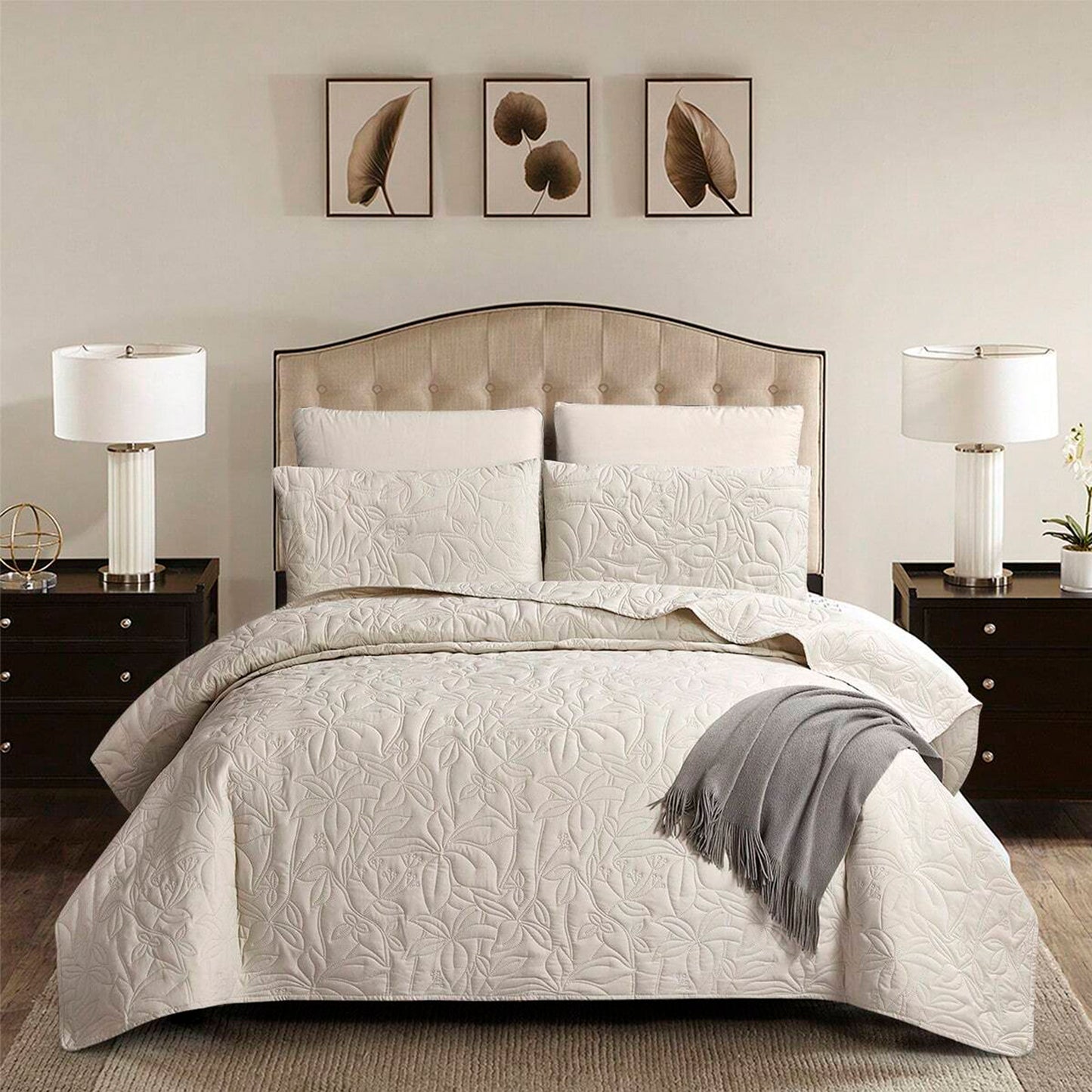 SHE drapp steppelt ágytakaró