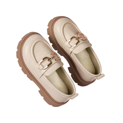 SHE bézs loafer cipő