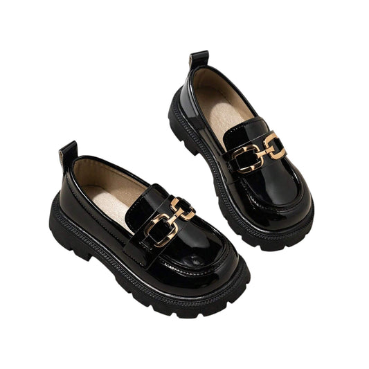 SHE fekete loafer cipő