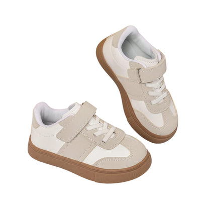 SHE bézs tépőzáras gyerek cipő