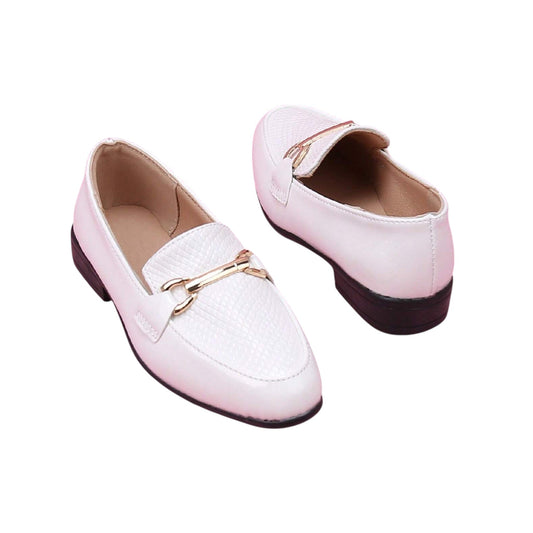 SHE ekrü loafer cipő