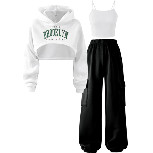 SHE crop pulóver szett