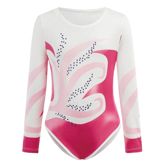 SHE rózsaszín mintás bodysuit