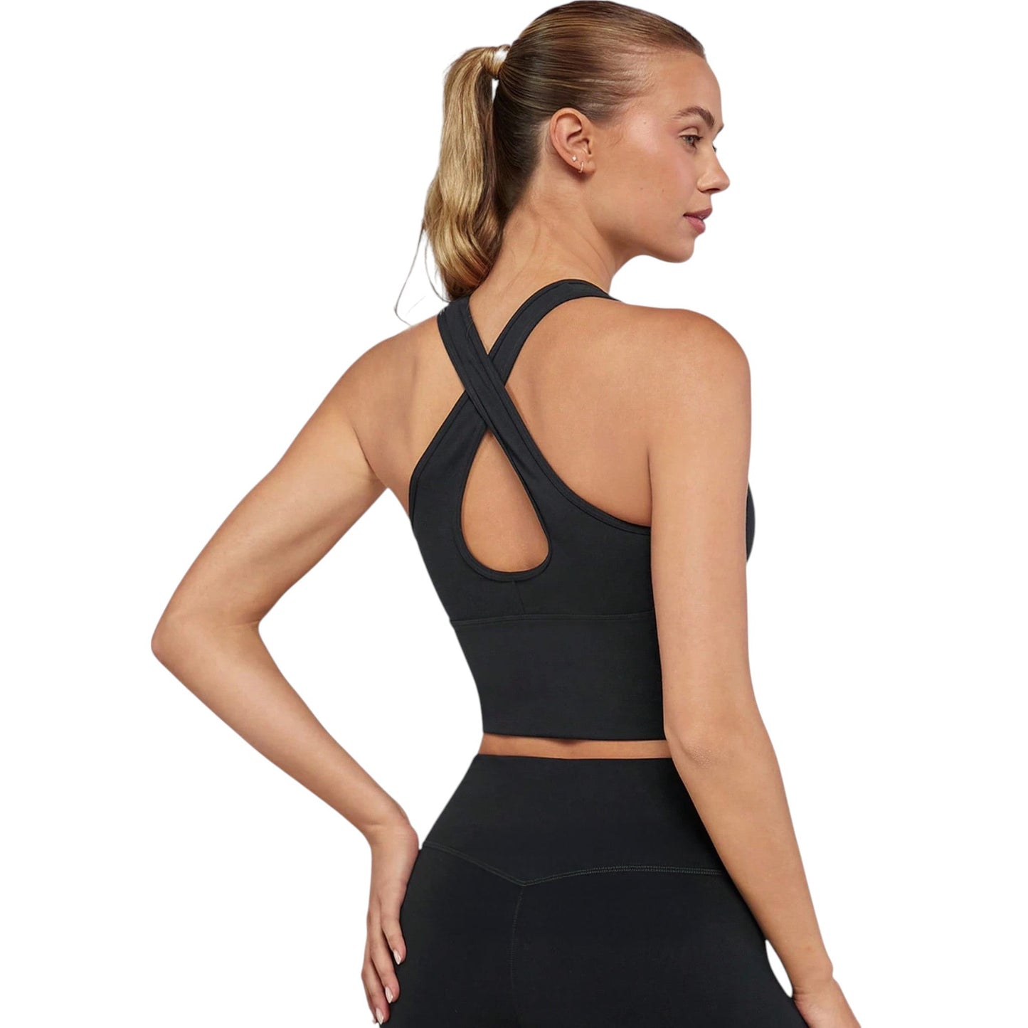 SHE fekete sport top