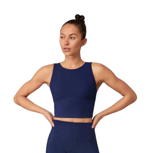 SHE sötétkék sport top