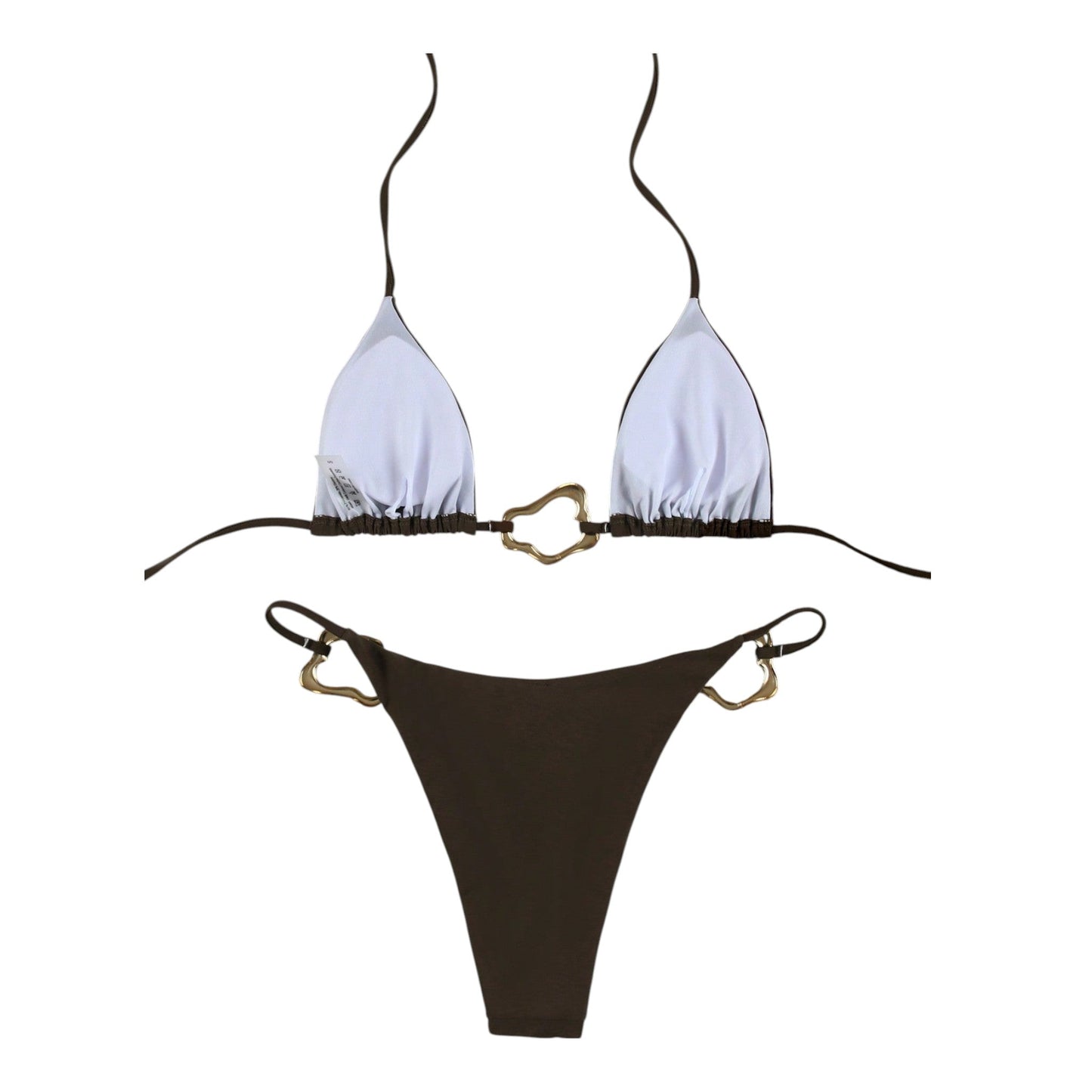SHE barna bikini szett