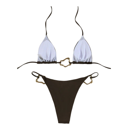 SHE barna bikini szett