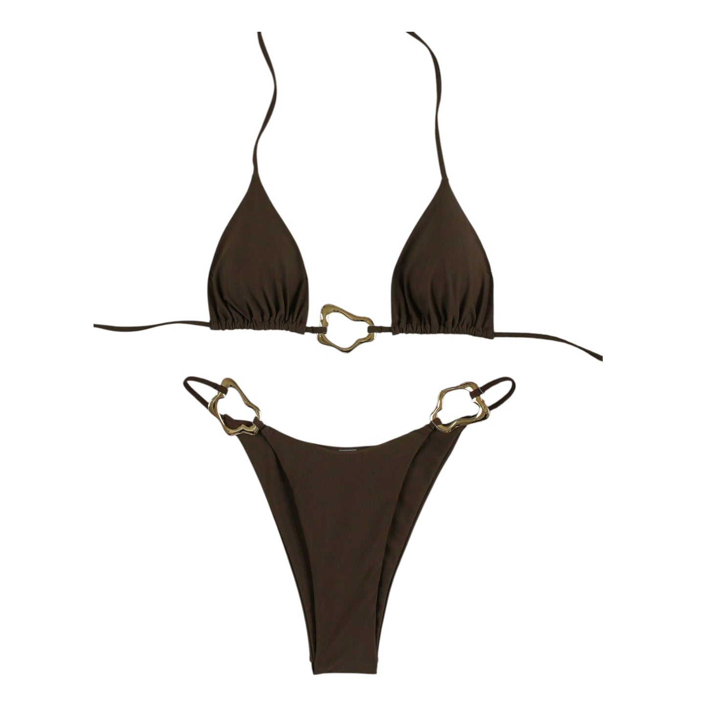 SHE barna bikini szett