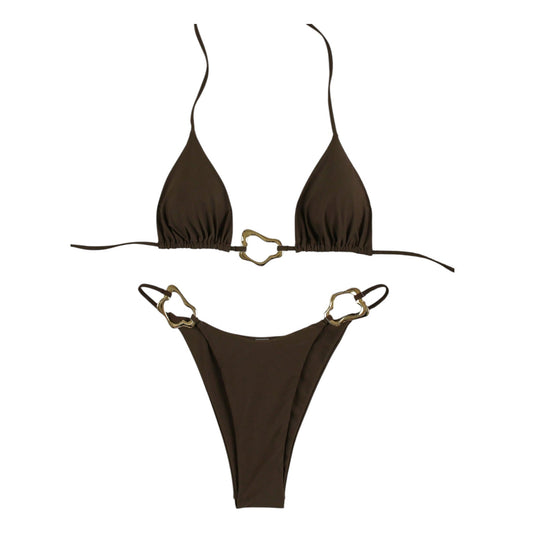 SHE barna bikini szett