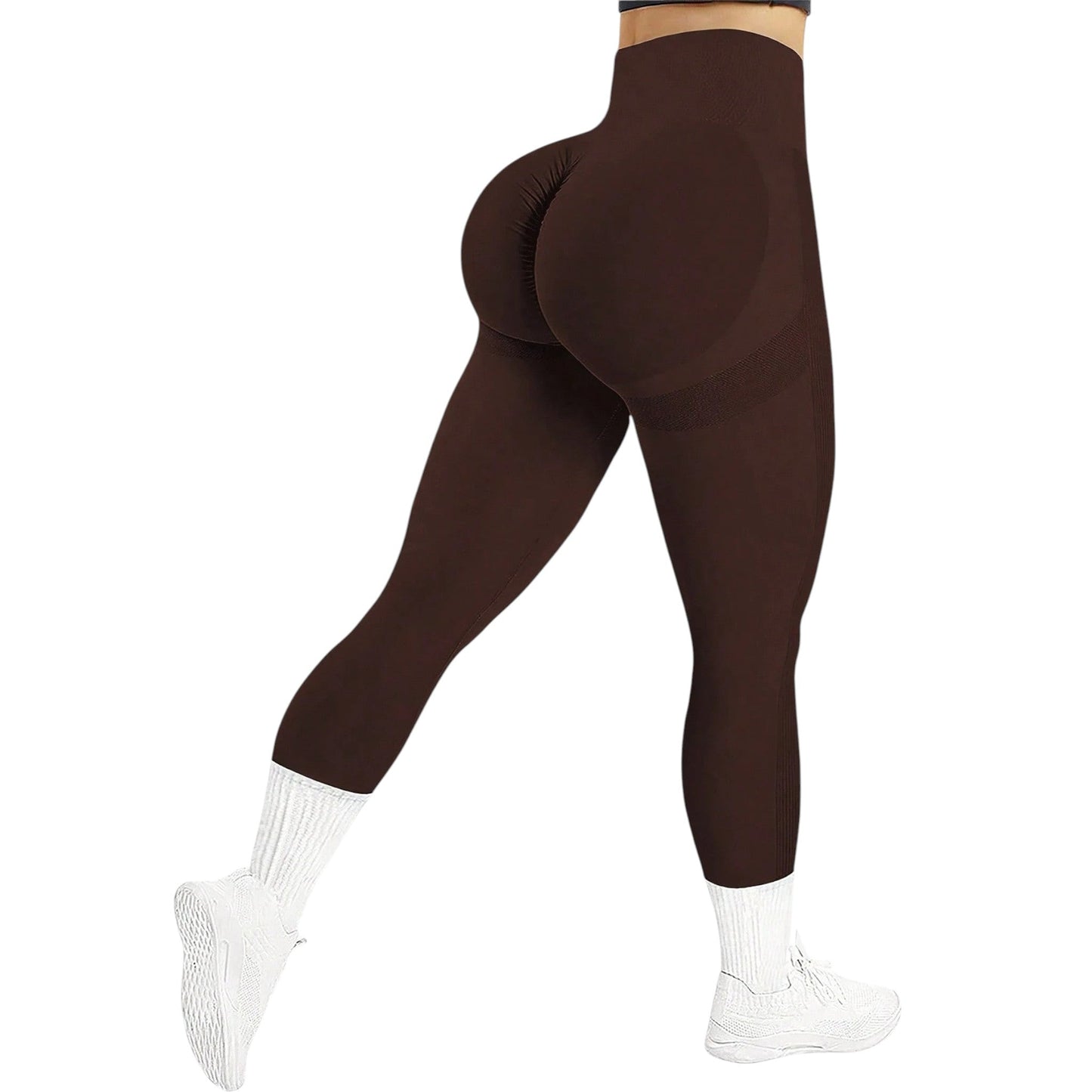 SHE barna varrás nélküli leggings