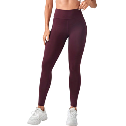 SHE bordó magas derekú leggings