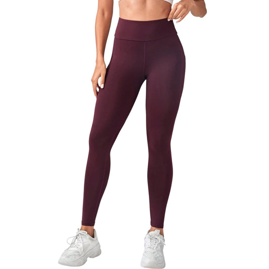 SHE bordó magas derekú leggings