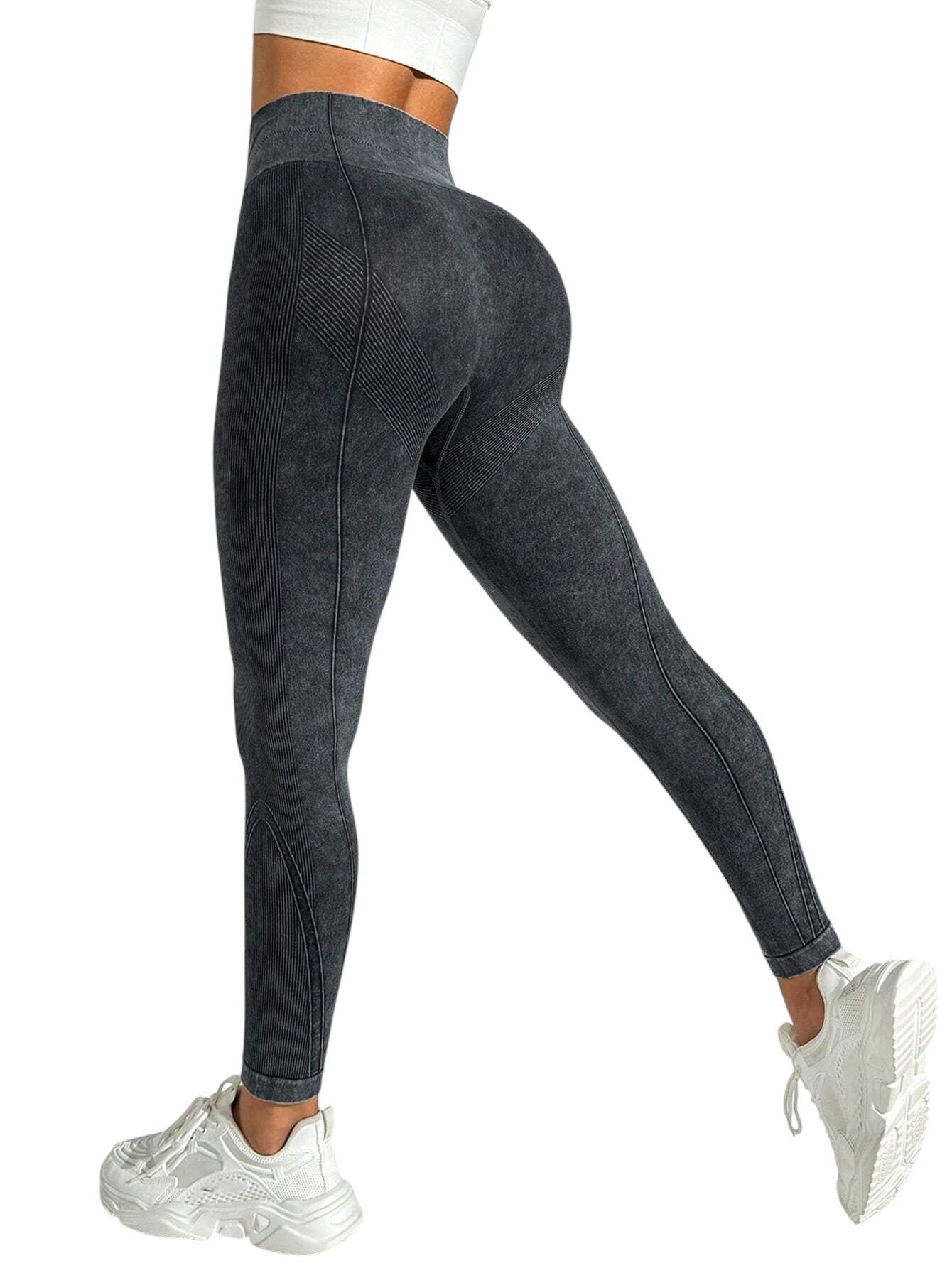 SHE szürke magas derekú sport leggings