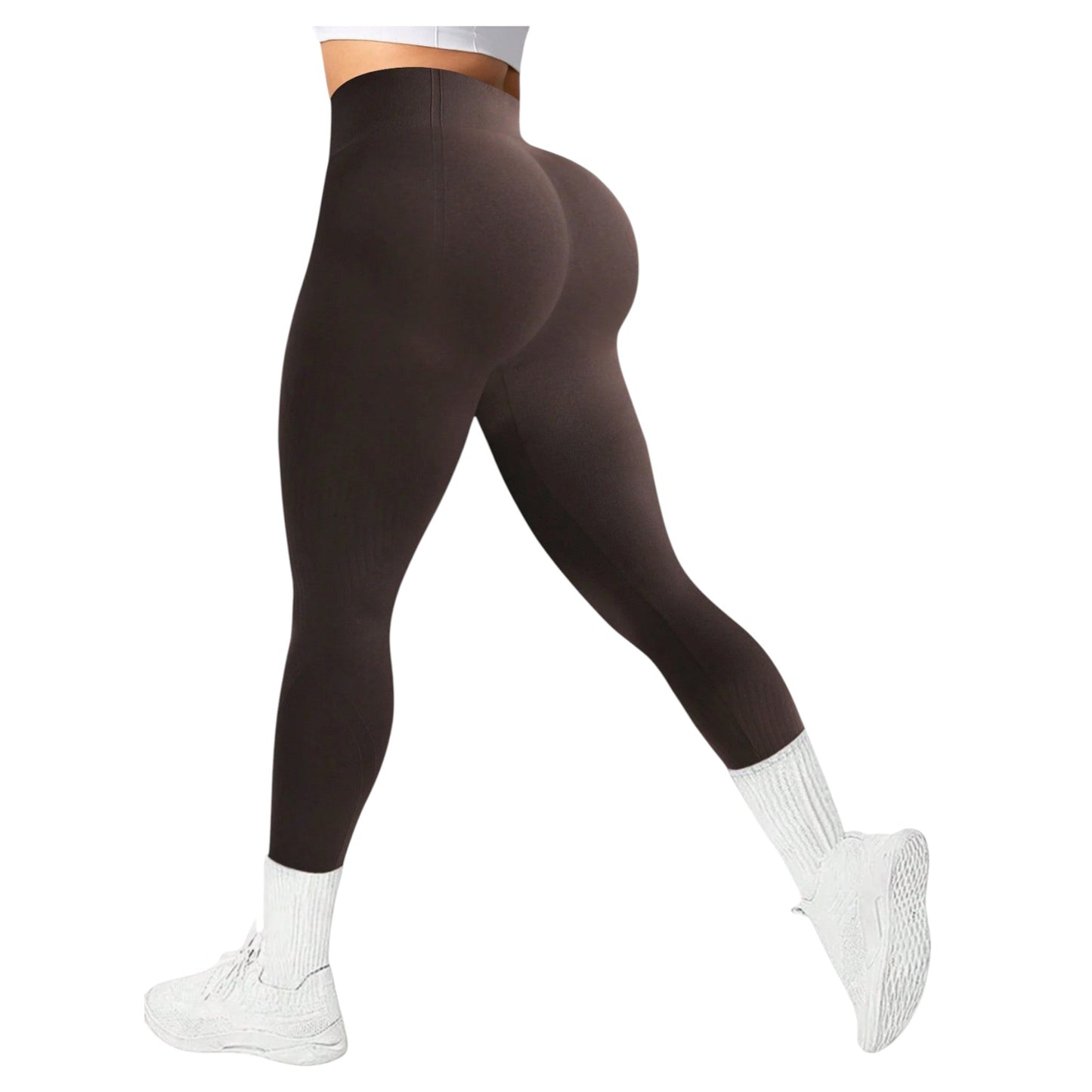SHE barna magas derekú leggings