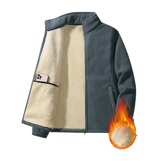 SHE szürke fleece dzseki