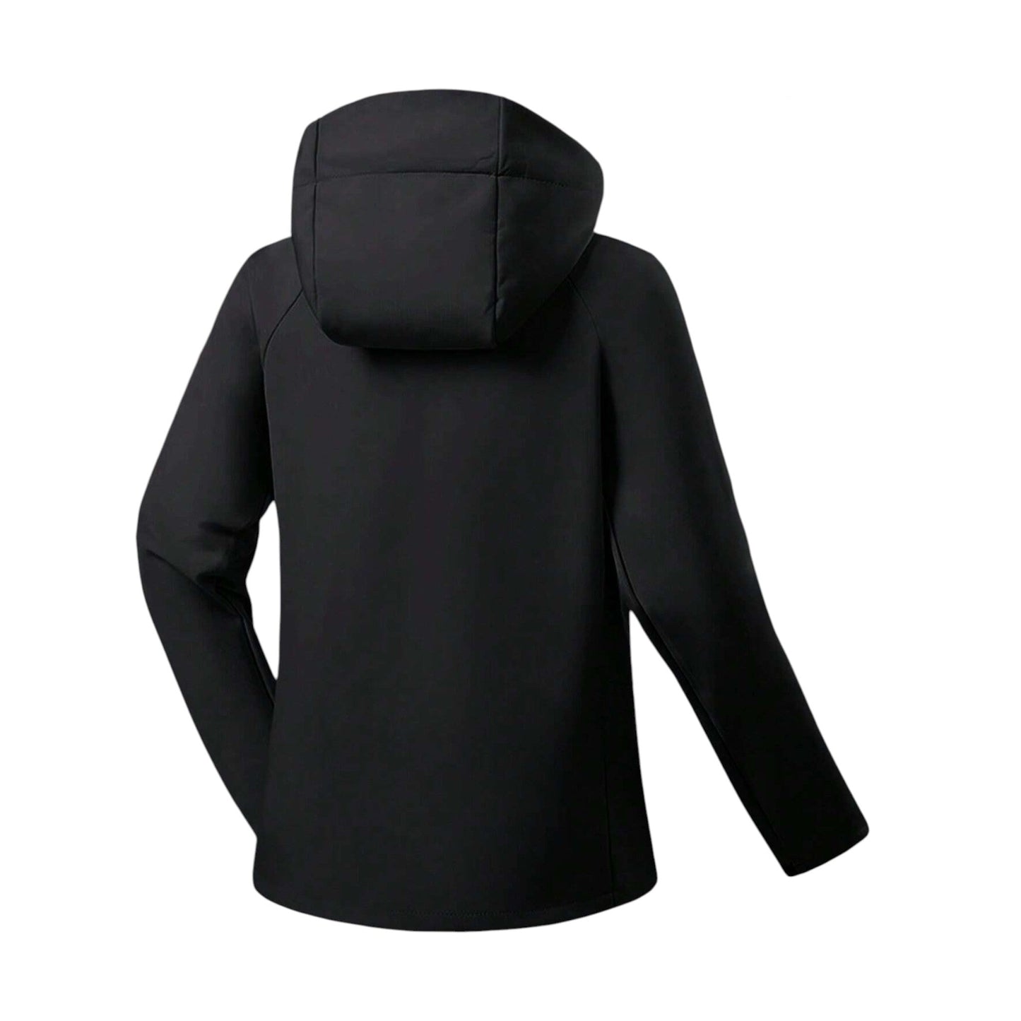 SHE fekete kapucnis softshell dzseki