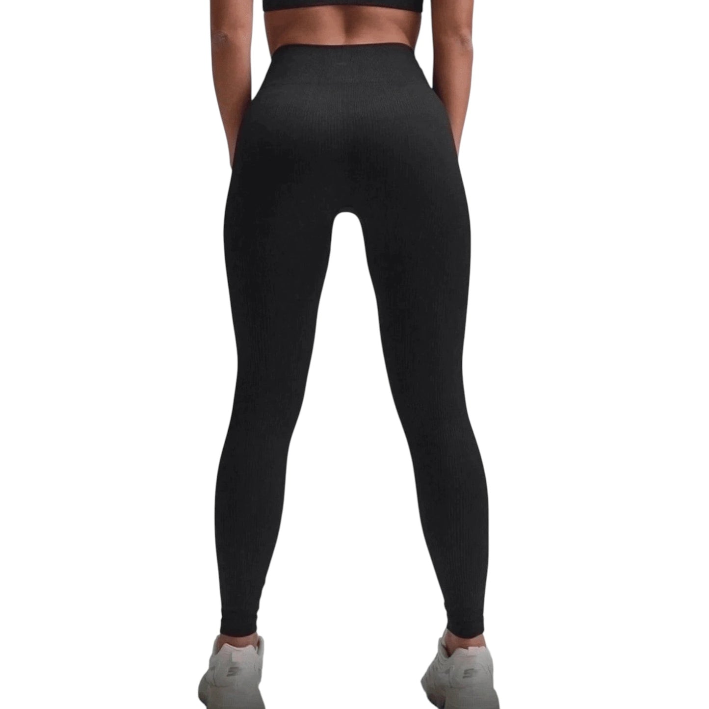 SHE fekete bordás leggings