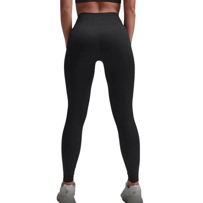 SHE fekete bordás leggings
