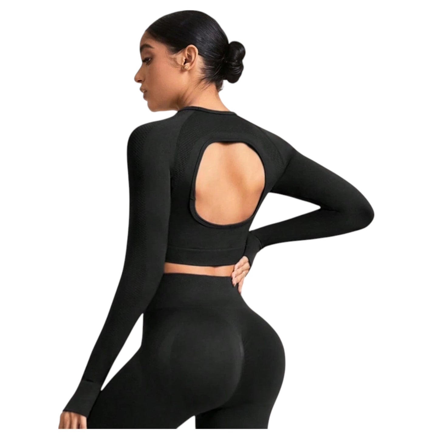 SHE fekete sport póló