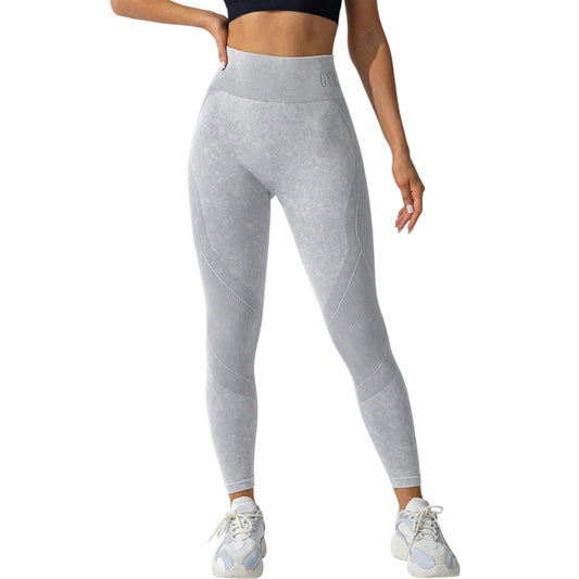 SHE szürke melírozott varrás nélküli leggings