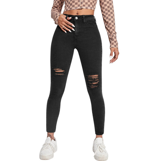 SHE fekete farmernadrág