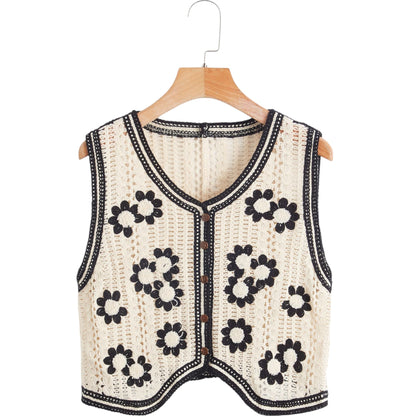 SHE horgolt mellény