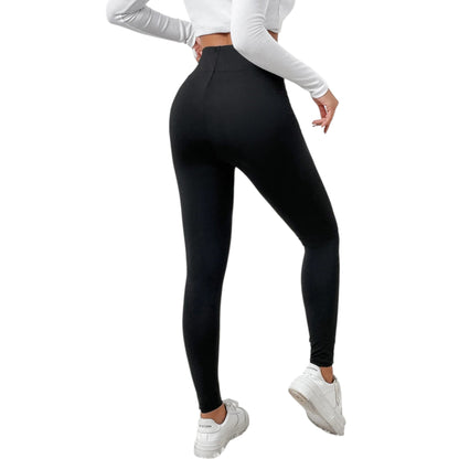 SHE fekete magas derekú leggings