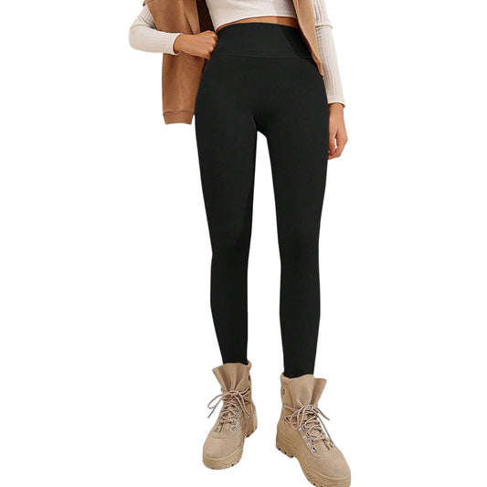 SHE fekete bordázott legging