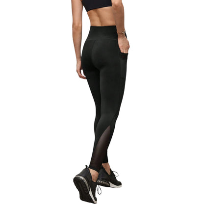 SHE fekete magas derekú zsebes leggings