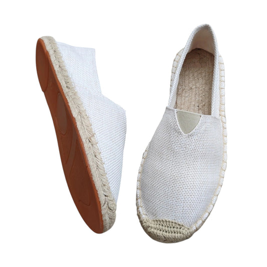 SHE vajszínű vászon espadrilles cipő