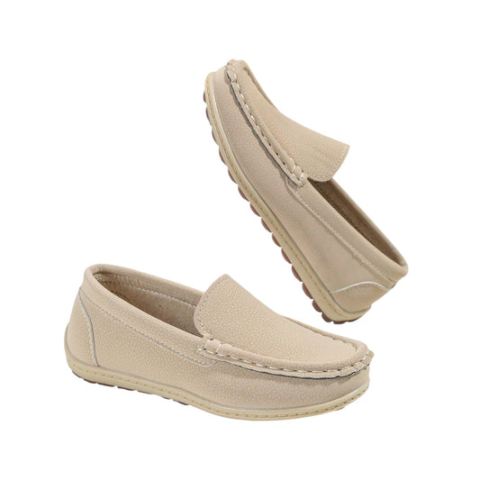 SHE bézs bebújós loafer cipő