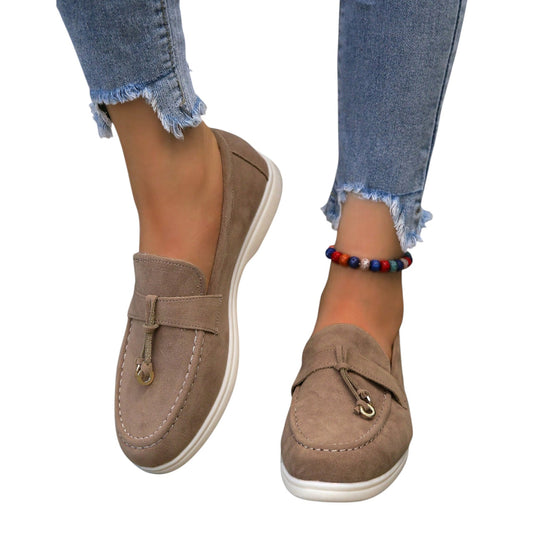 SHE barna bebújós loafer