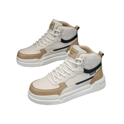 SHE patchwork magas szárú sneaker