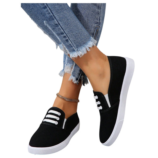 SHE fekete slip on sneaker