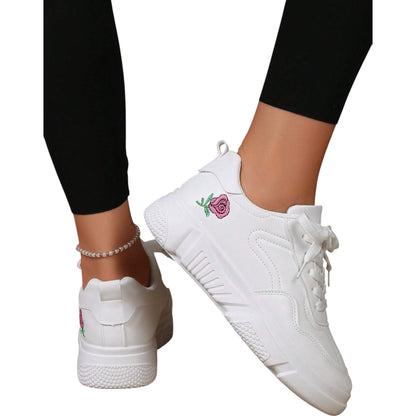 SHE fehér platform sneaker
